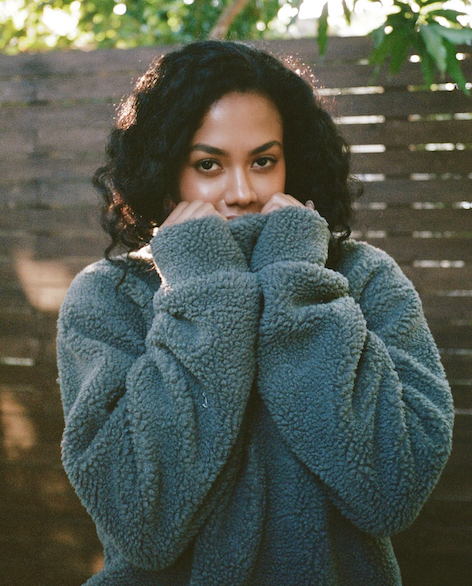 Fleece Teddy Mockneck