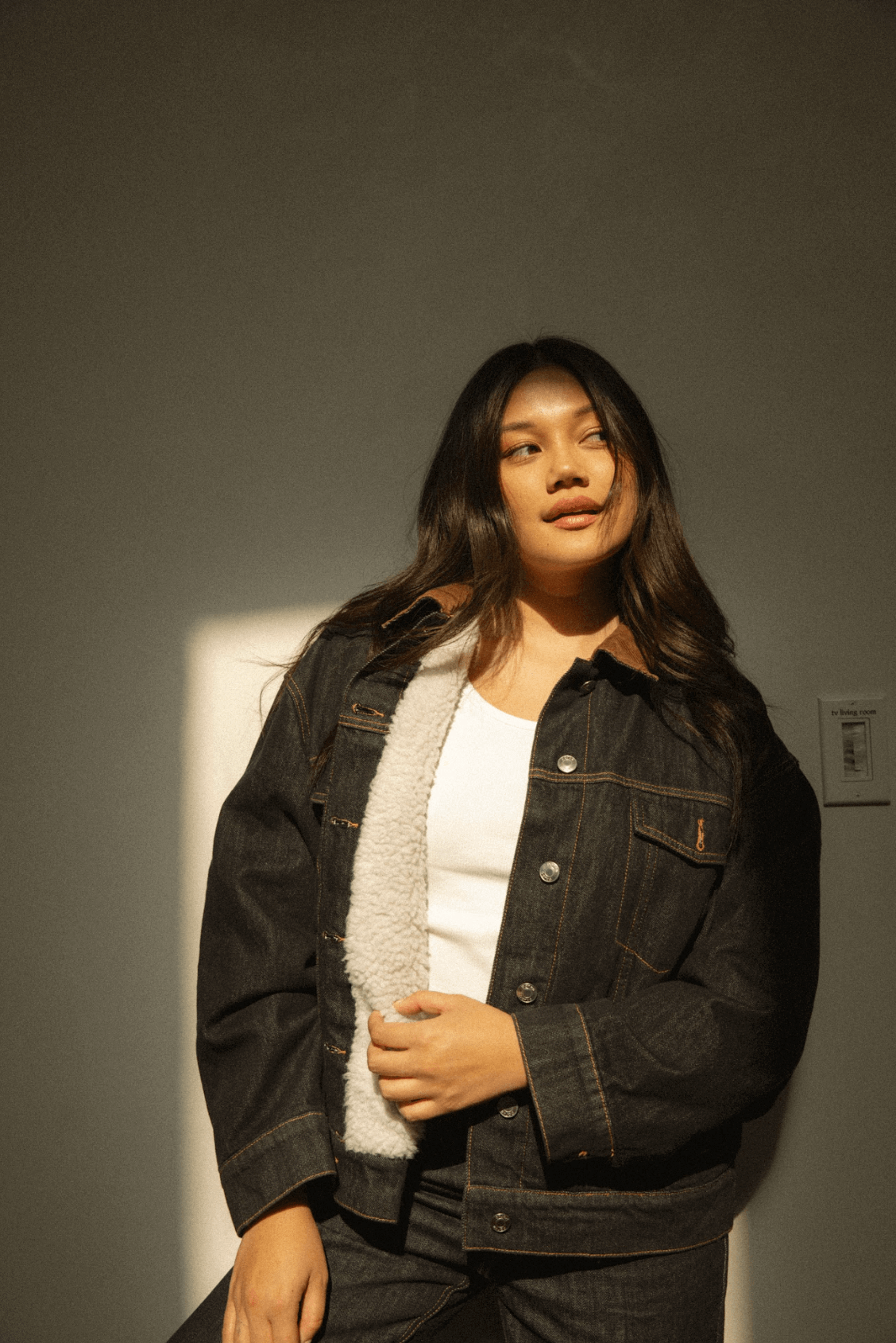 Sherpa Lined Denim Jacket