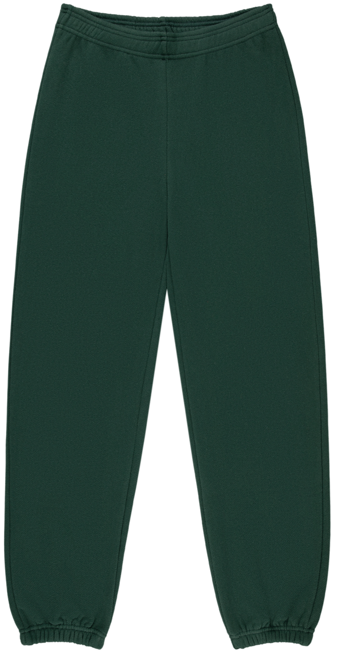 unisex sweats flat lay -forest