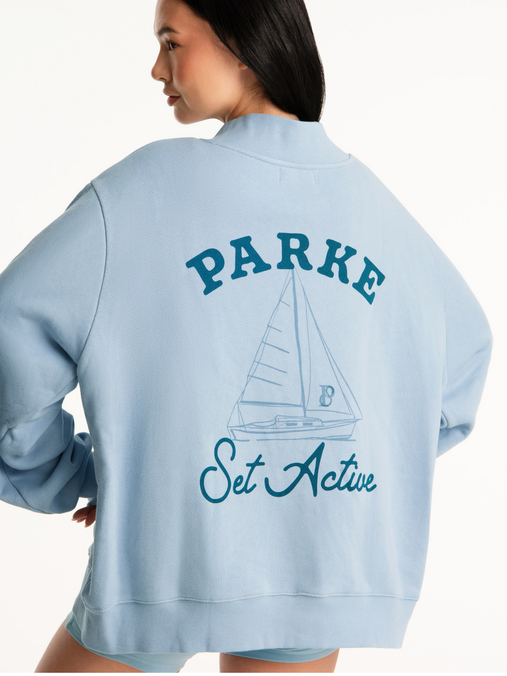 Parke x SET Sail Graphic Mockneck