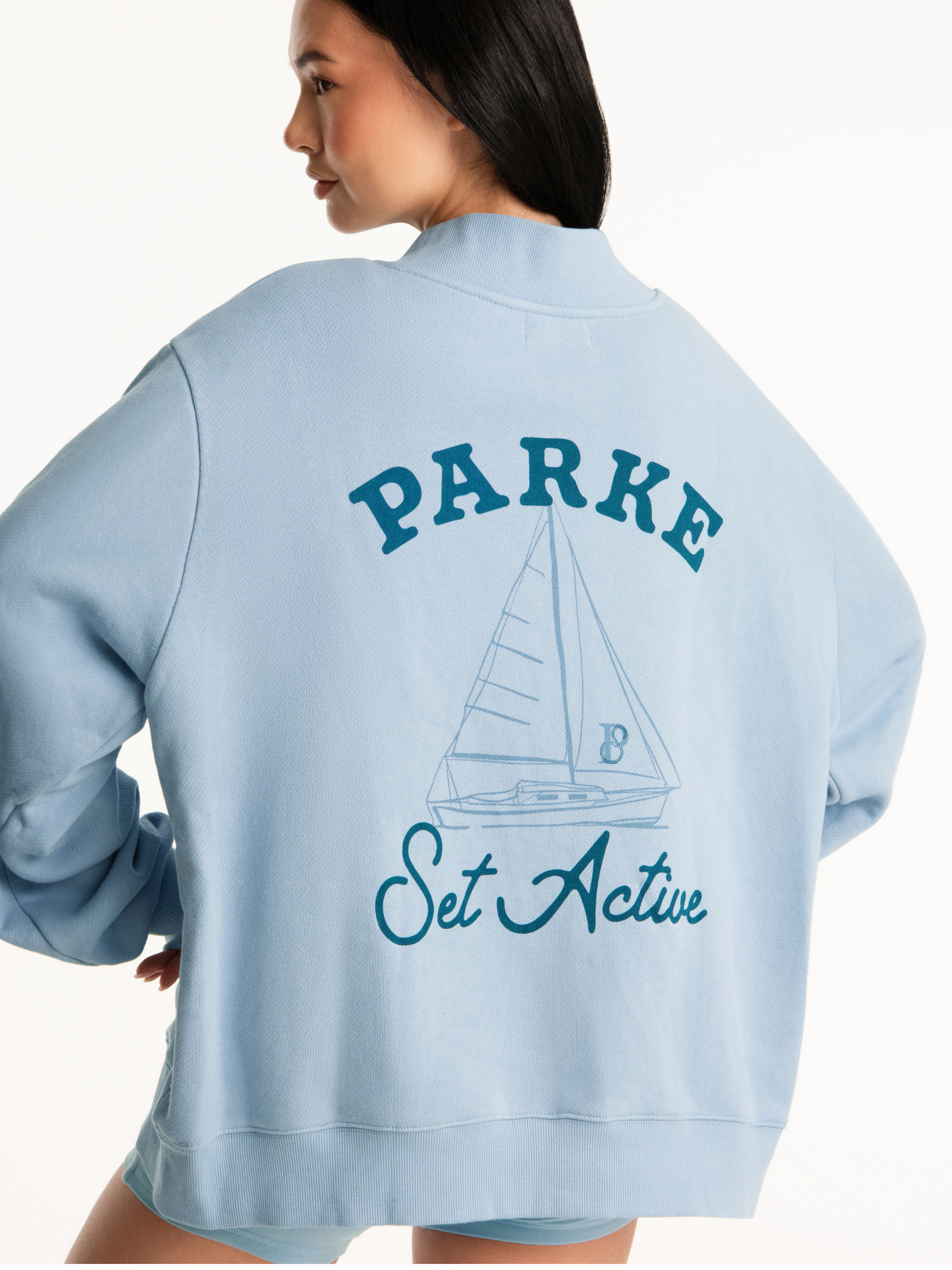 Parke x SET Sail Graphic Mockneck