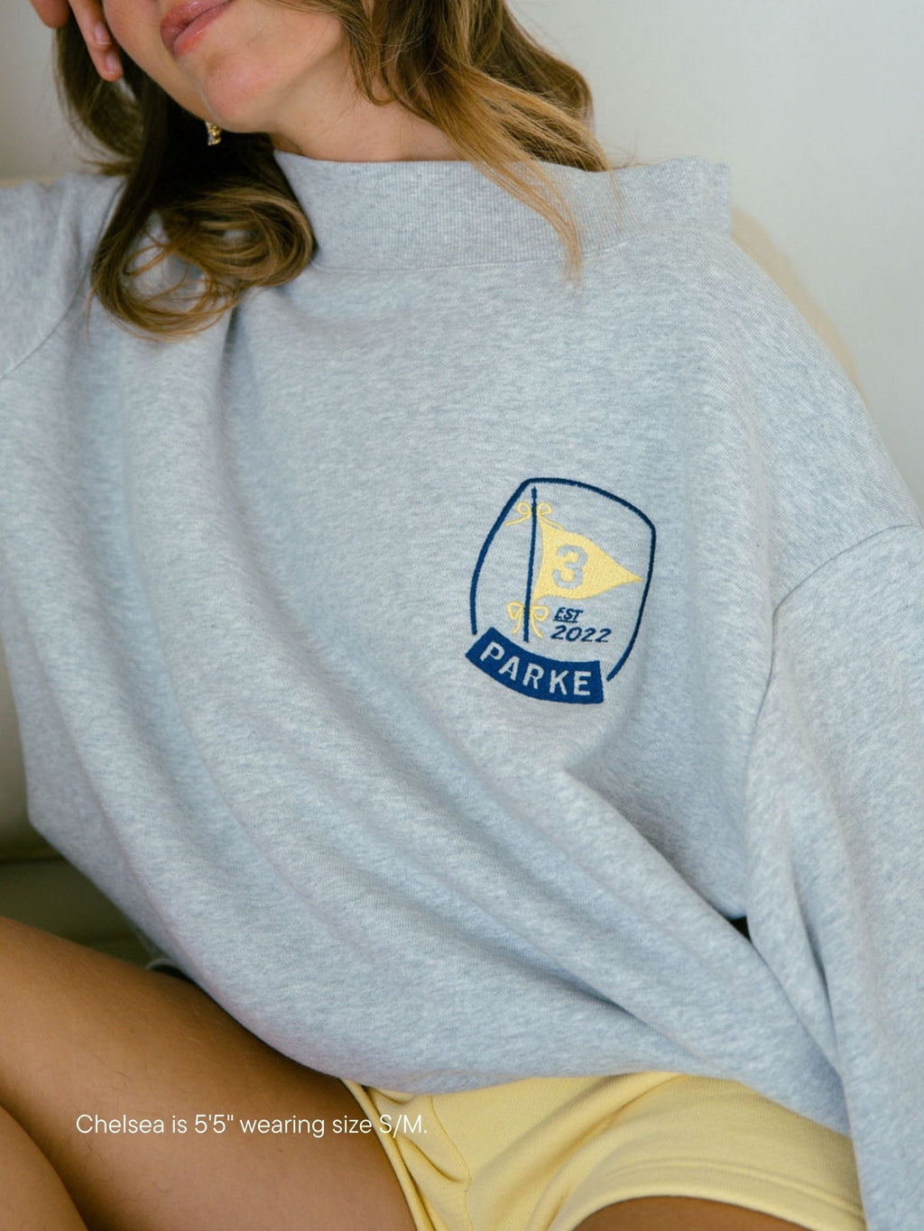 Embroidered Birthday Mockneck