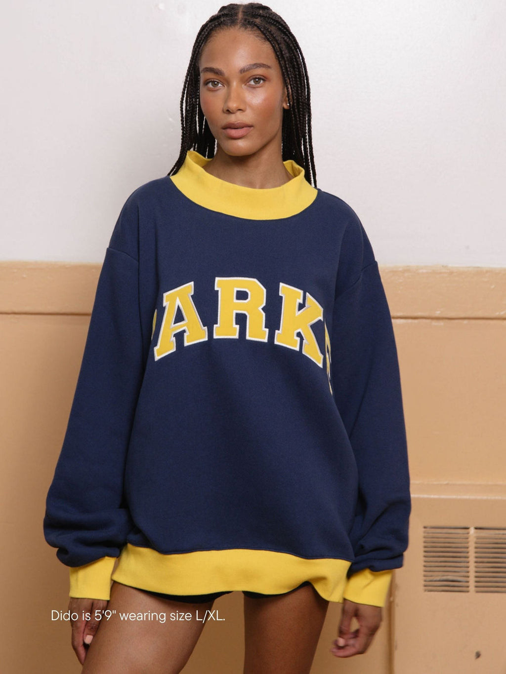 Back to School Two Tone Varsity Mockneck