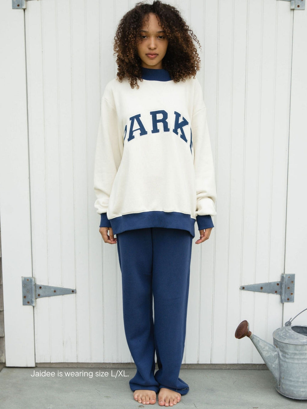 Two Tone Varsity Mockneck