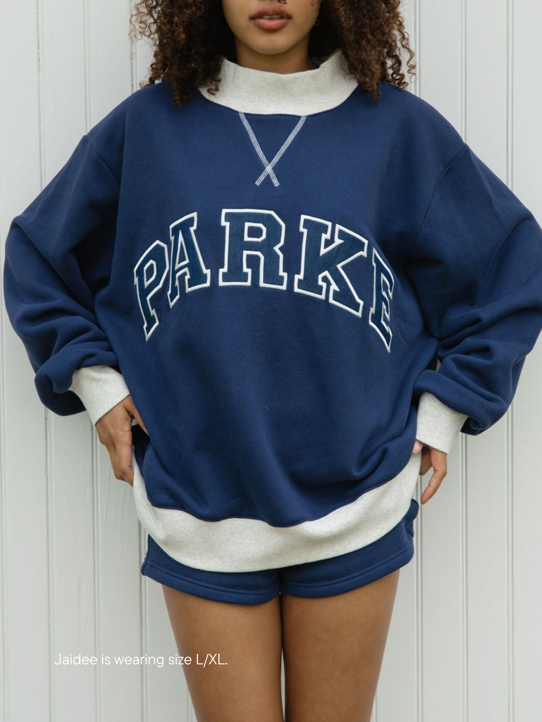 Back to School Two Tone Varsity Mockneck