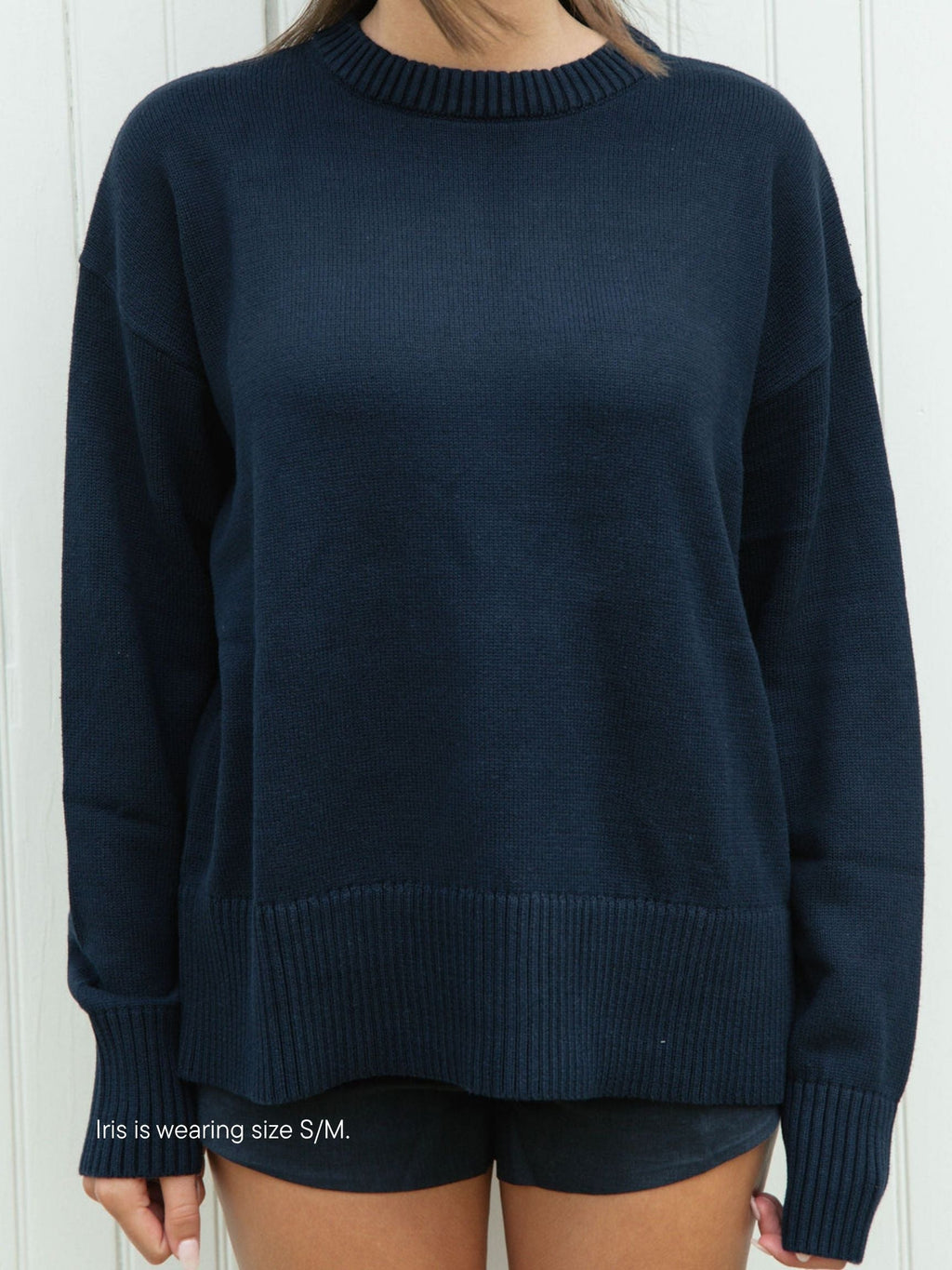 Cotton Crewneck Sweater