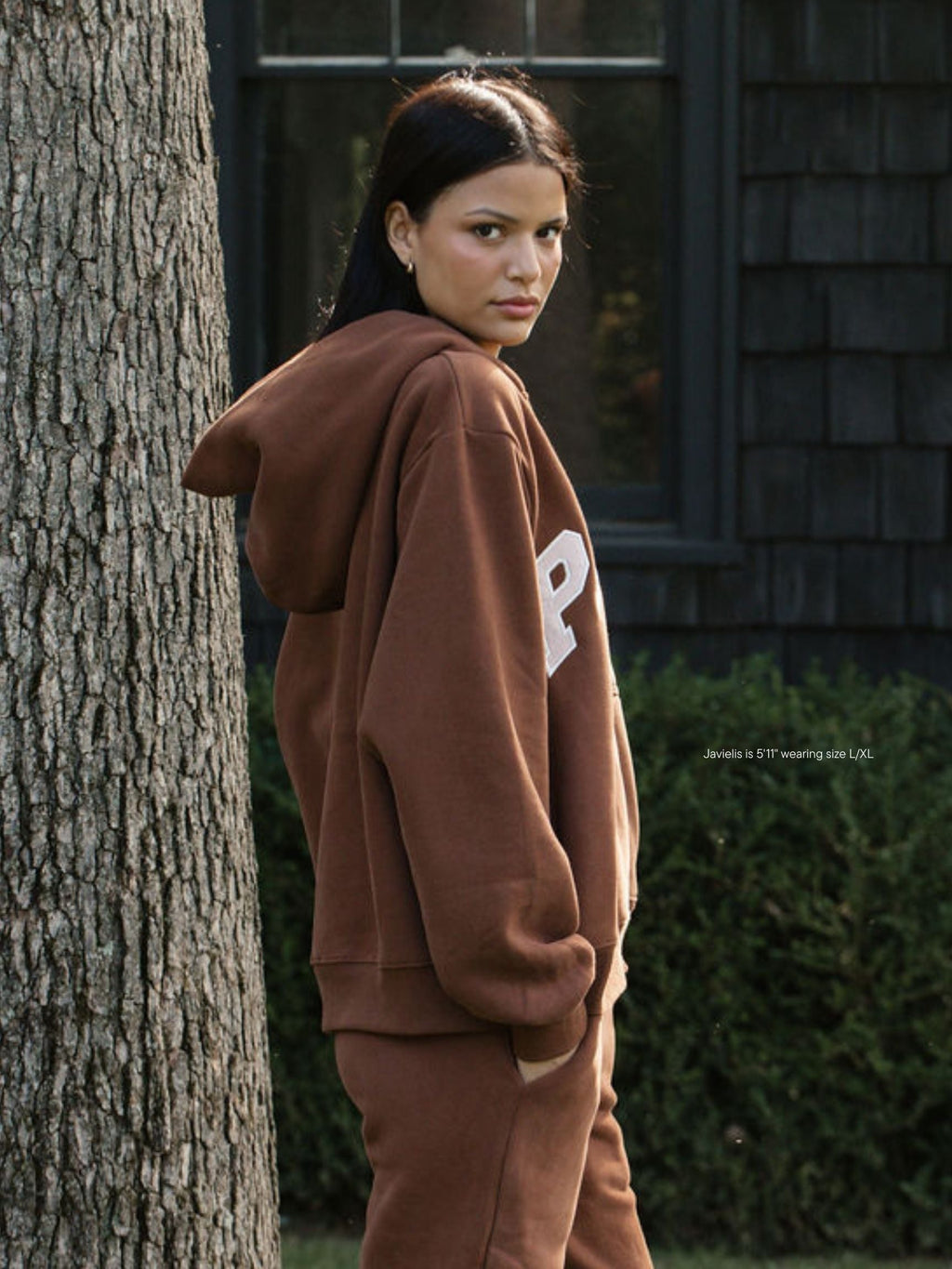 Hometown Varsity Zip Up Hoodie