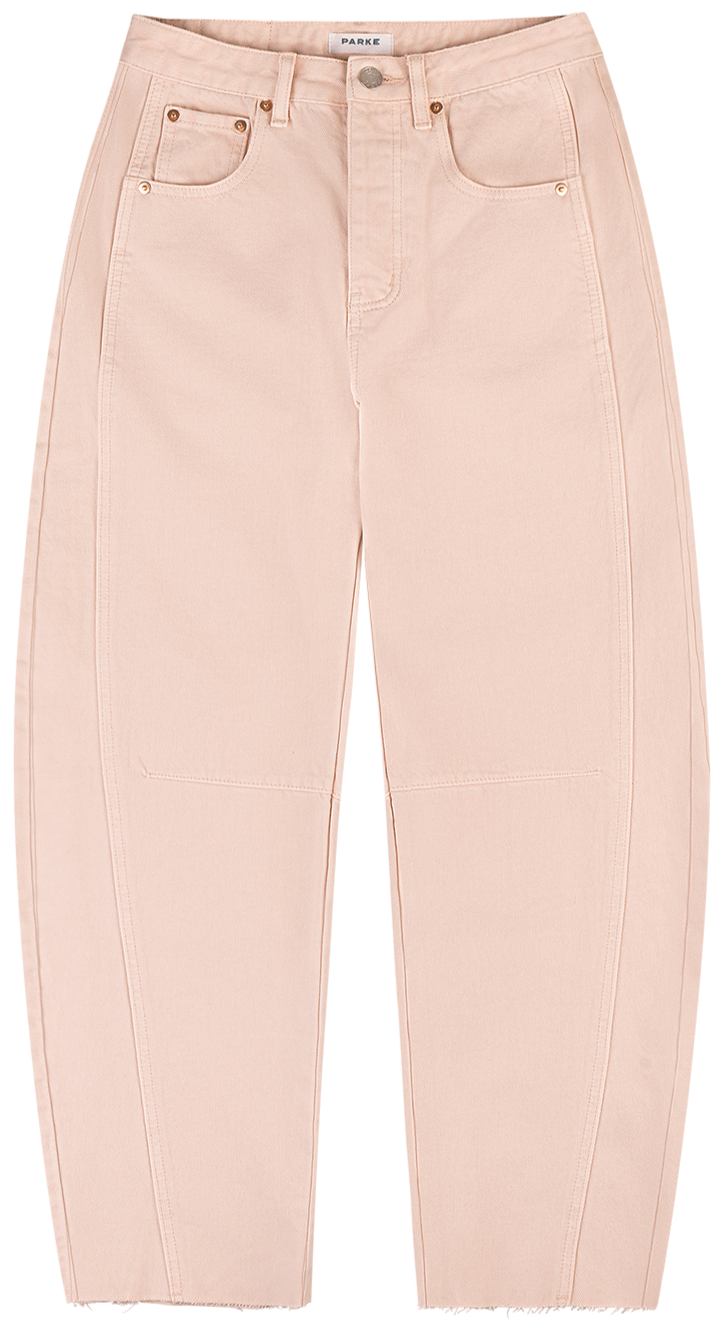 parke x scl oversized horseshoe jean -petal