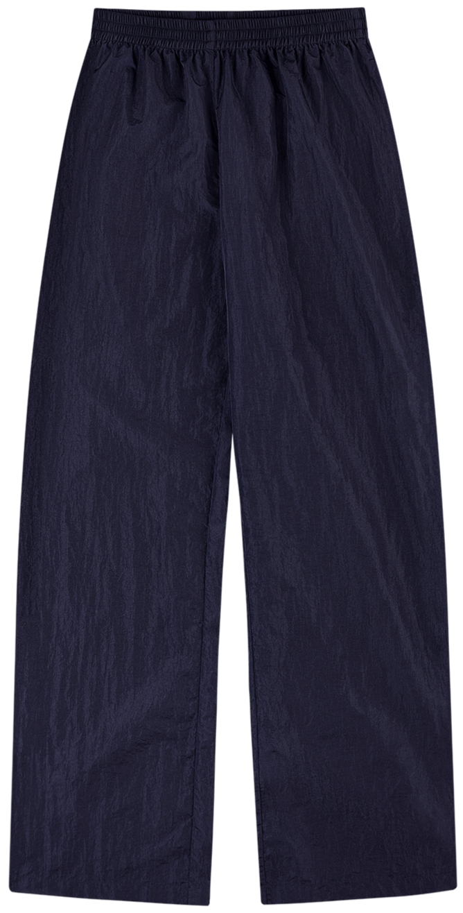 nylon pants -navy