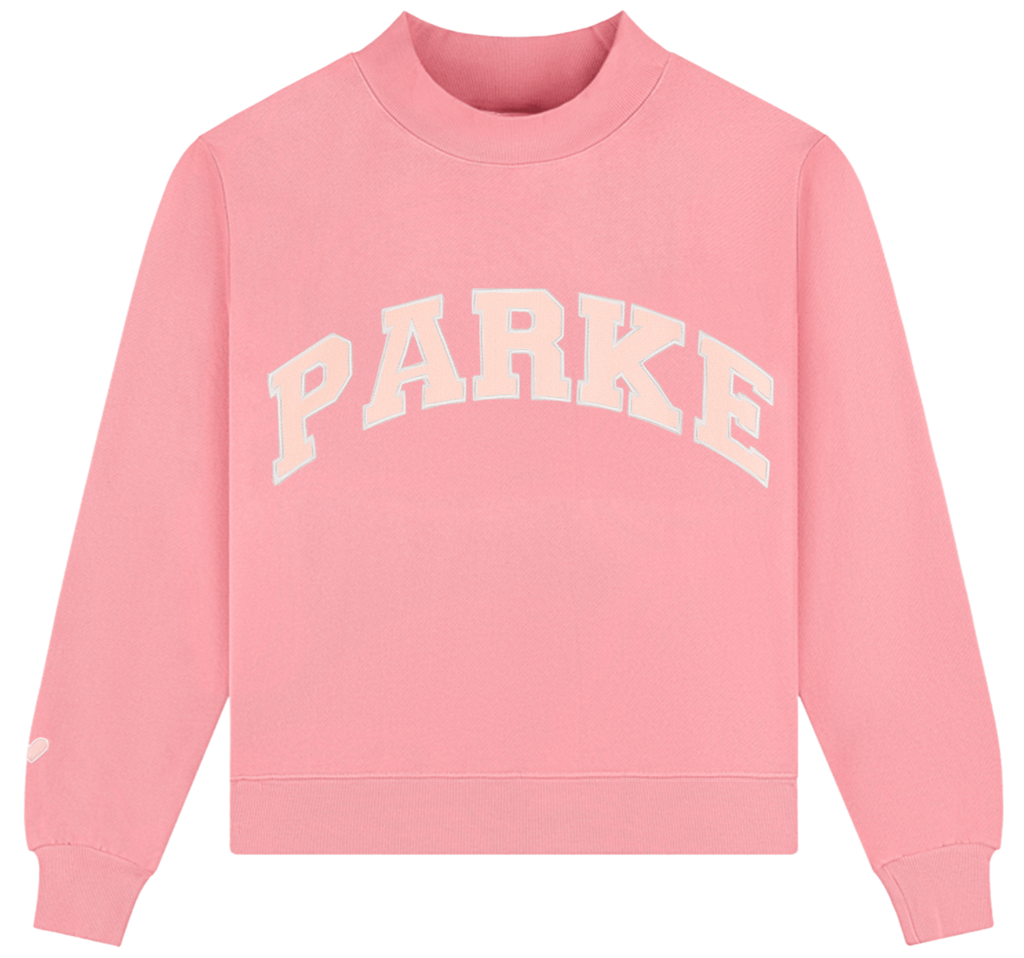 Pink Aid Mockneck flat lay - pink aid pink