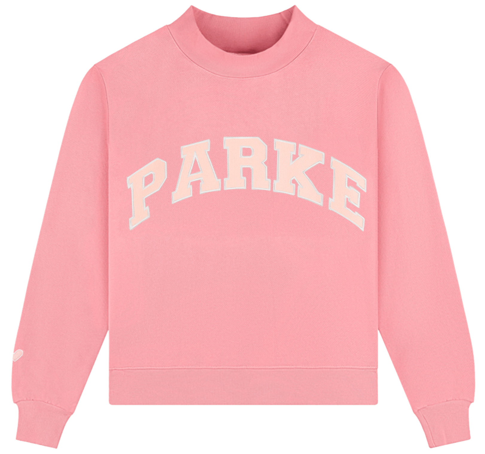 Pink Aid Mockneck flat lay - pink aid pink