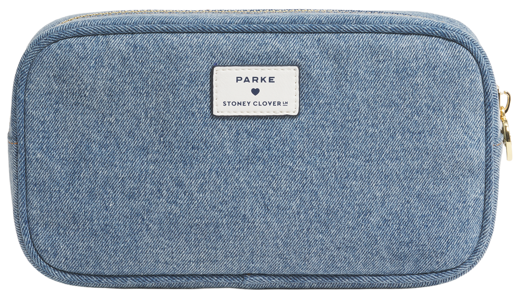 Small Pouch flat lay -vintage wash