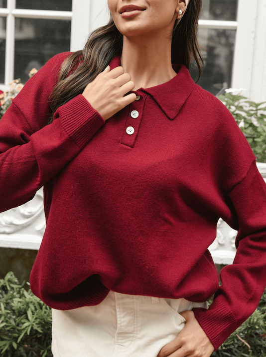 Polo Sweater