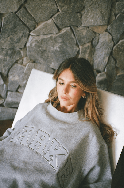 Monochrome Varsity Mockneck