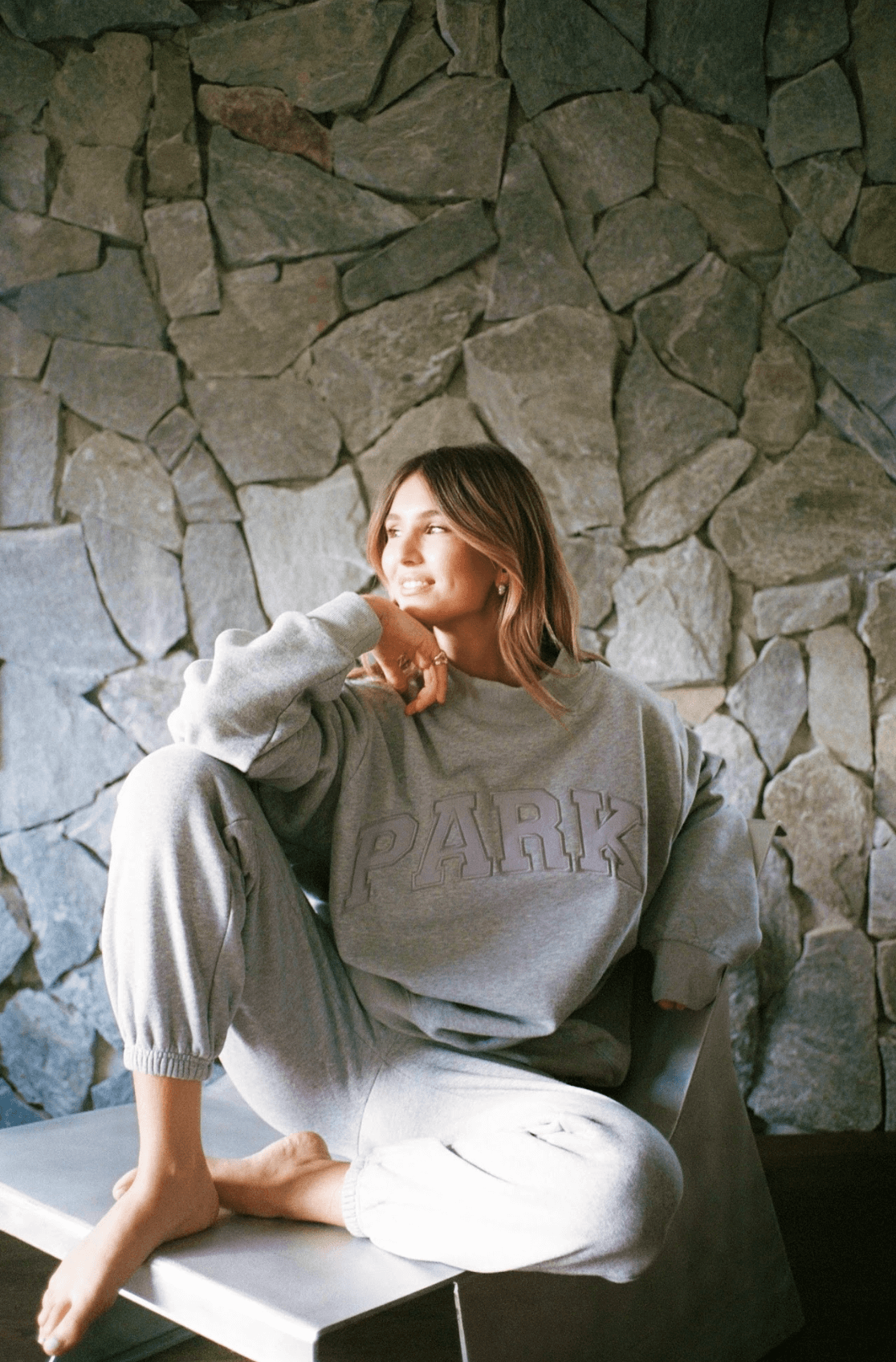 Monochrome Varsity Mockneck