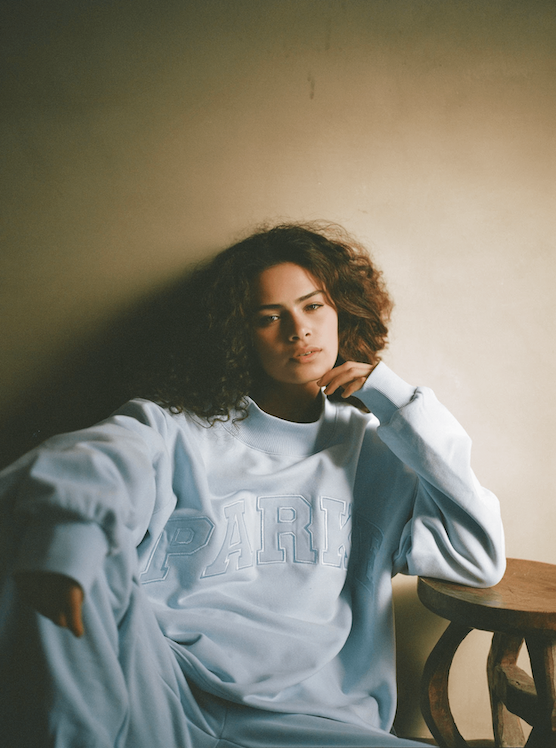 Monochrome Varsity Mockneck