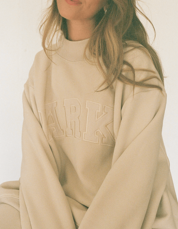 Monochrome Varsity Mockneck