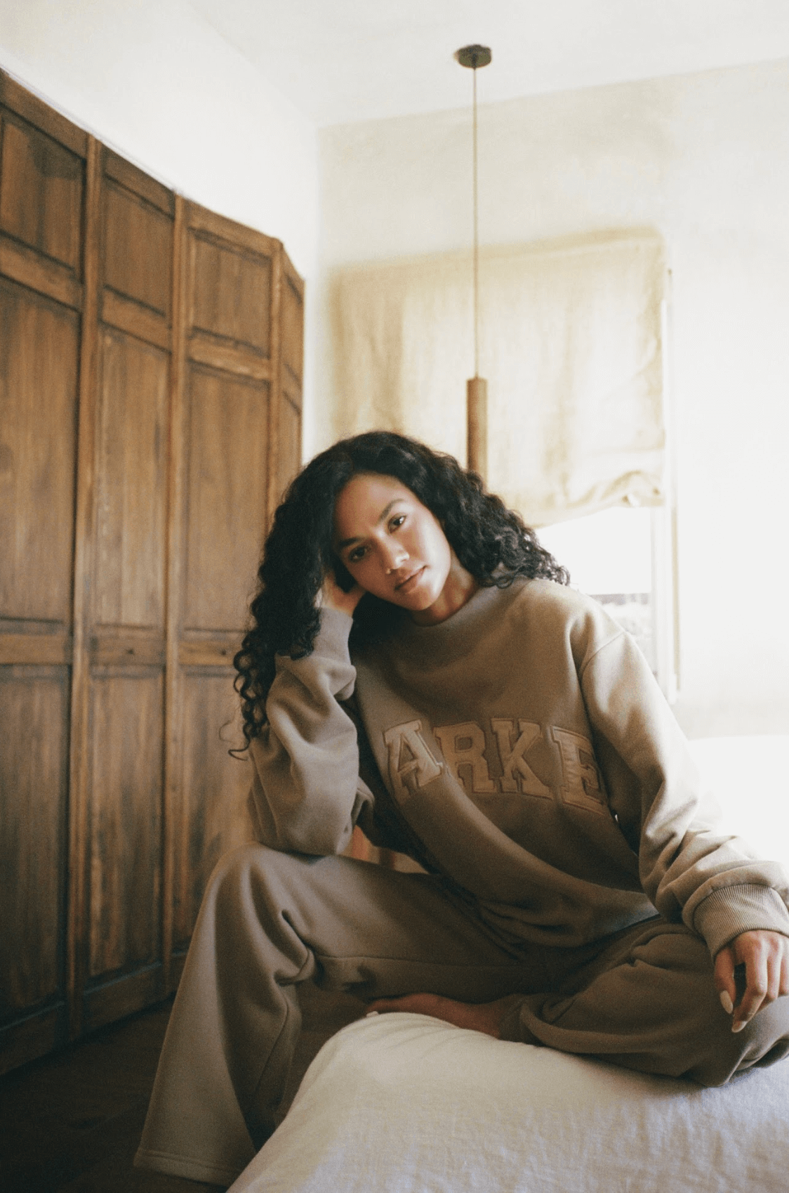 Monochrome Varsity Mockneck