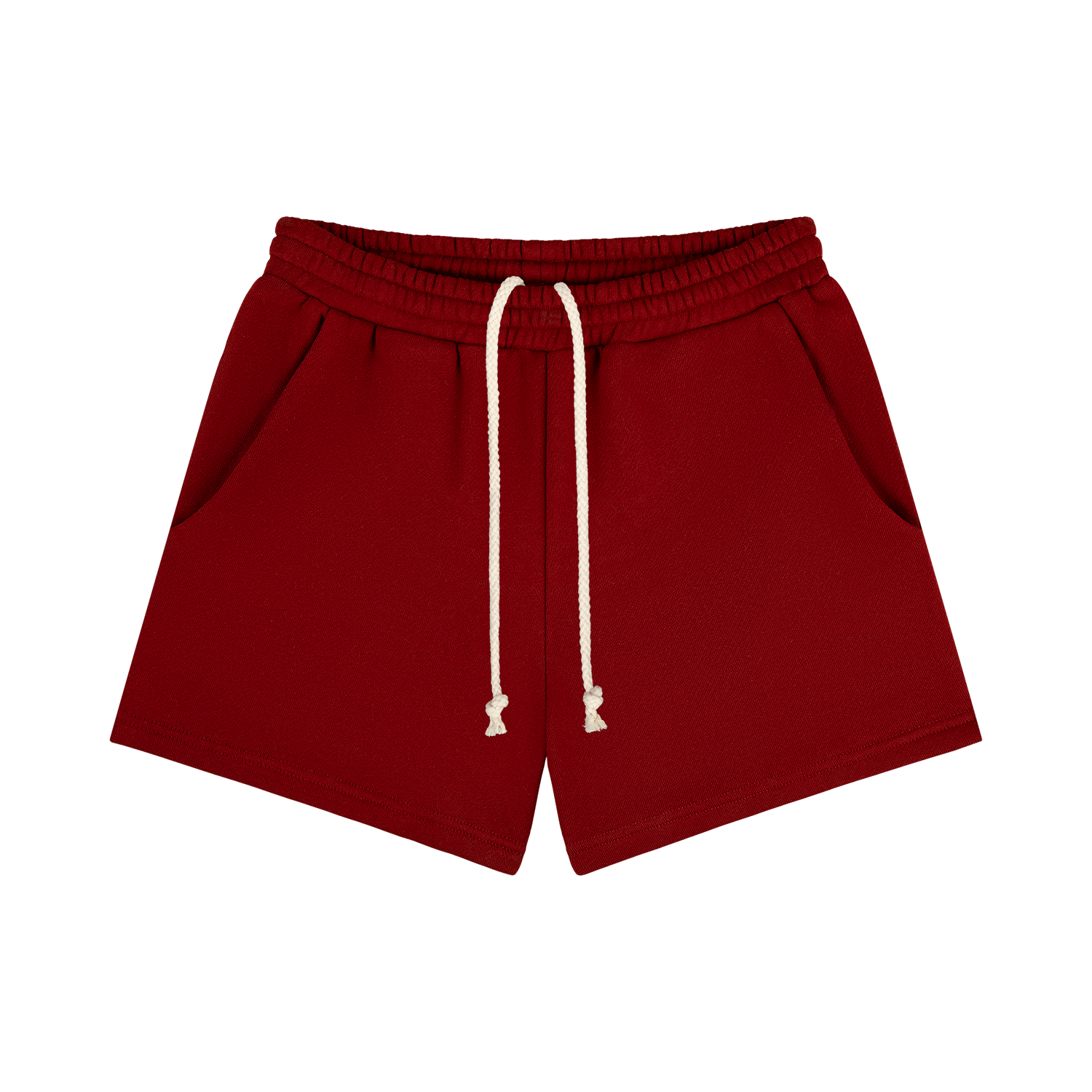 lounge sweatshorts -maroon