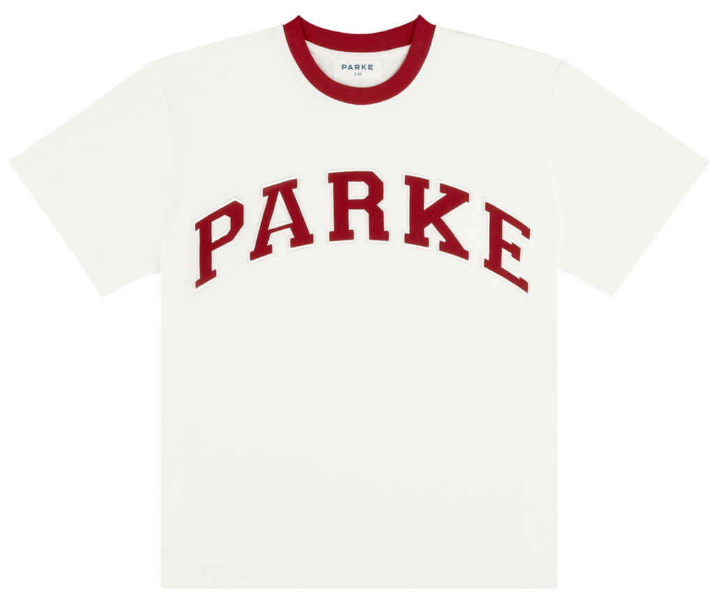 varsity tee -crimson